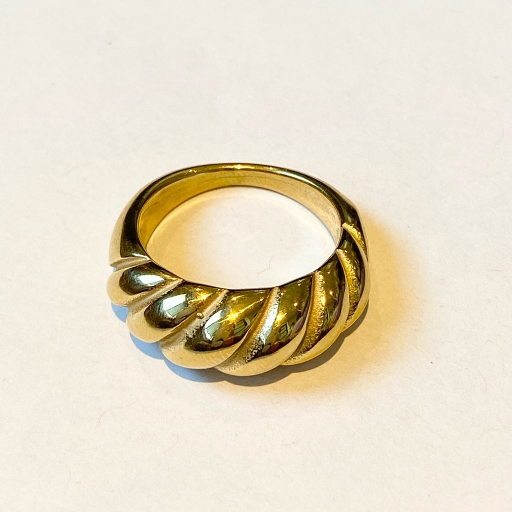 NEW Croissant Ring - 18kt Gold Plated